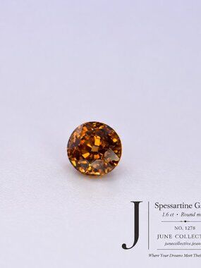 Spessartine Garnet 1.60 Ct Round Mixed Loose Gemstone Natural